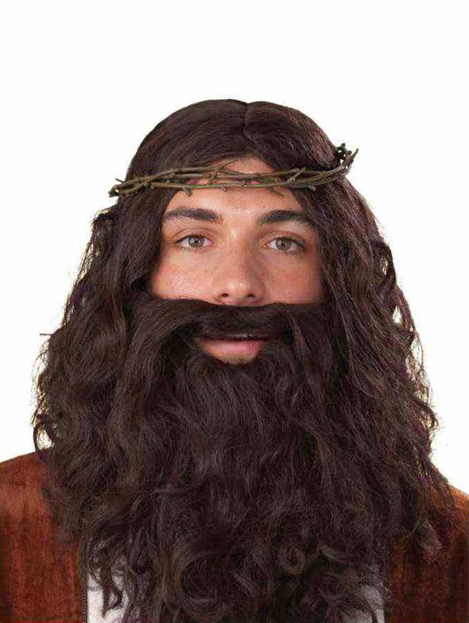 Plastic Crown of Thorns Jesus Costume Headpiece - Main View