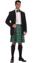 Men's Scottish Gentleman's St Patrick's Day Costume Kilt Forum Novelties