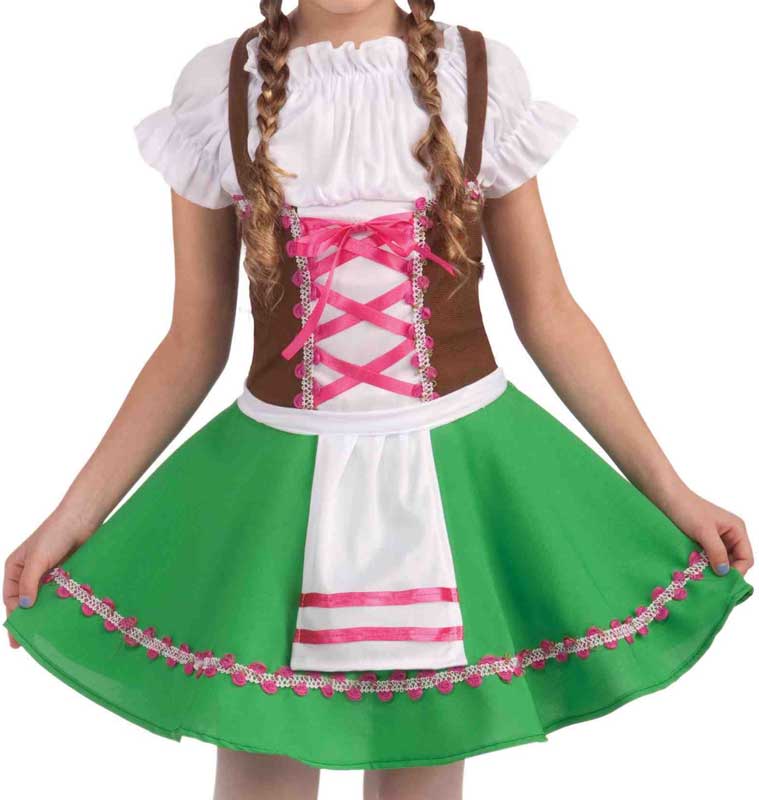 Storybook Gretel Girls Costume | Gretel Kids Book Week Costume