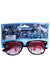 Black Framed Zombie Costume Glasses with Red Blood Drip Lenses