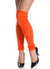 Womens Retro Neon Orange Leg Warmers 80s Costume Accessory - Main Image