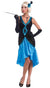 Great Gatsby Women's Betty Blue Roaring 20's Flapper Costume Dress Main Image