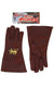 Men's Deluxe Brown Fabric Knight Gloves Main Image