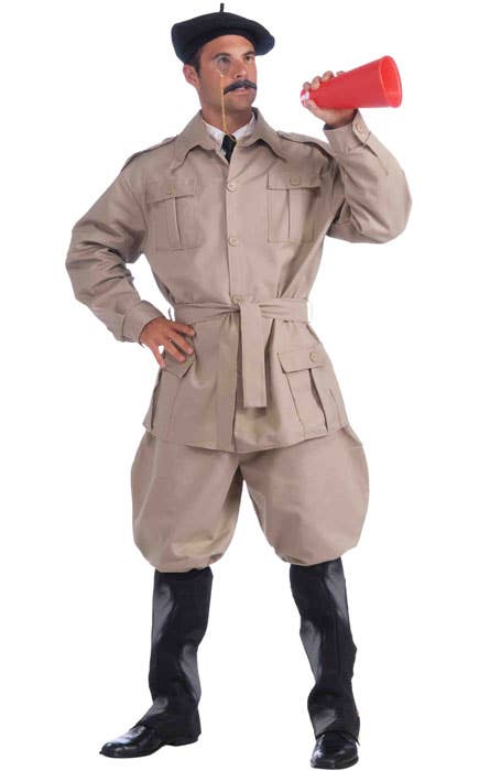 Men's Vintage Khaki Hollywood Director Costume - Main Image 