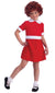 Girl's Orphan Annie Costume Dress Up Front View