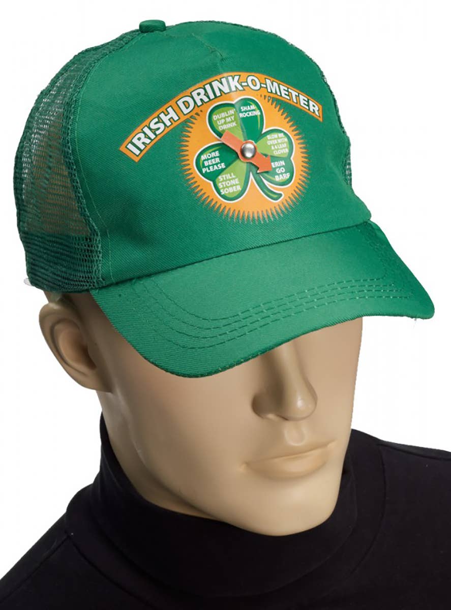 Drink-O-Meter Funny Green Irish Costume Hat