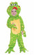 Toddler's Cute Green Frog Onesie Costume Front View