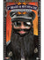 Black Biker Beard and Moustache Costume Accessory