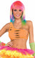 Candy Club Neon Orange Cut out Bra Top Main Image