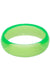 Women's Transparent Green Plastic 1980's Bangle Bracelet Costume Accessory - Main Image