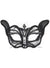 Black Lace Cat Masquerade Mask with Ears