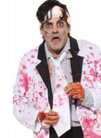 Blood Splattered Zombie Costume Tie - Main Image