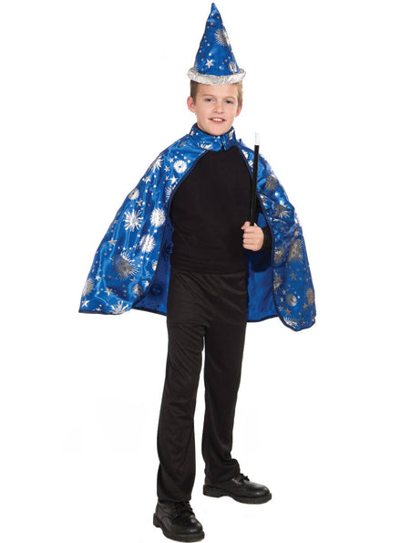 Boys Blue Wizard Forum Novelties Costume Main Image