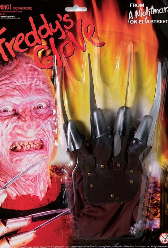 Adult's Novelty Freddy Krueger Halloween Costume Glove Main Image