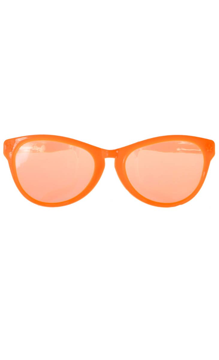 Orange Jumbo Oversized Novelty Costume Glasses Main Image