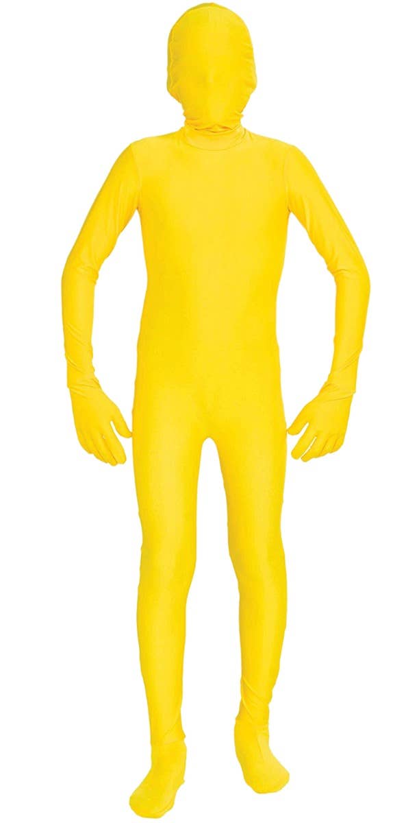 Yellow Second Skin Boys Costume Jumpsuit