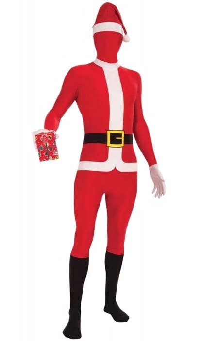 Father Christmas Adult's Second Skin Christmas Costume