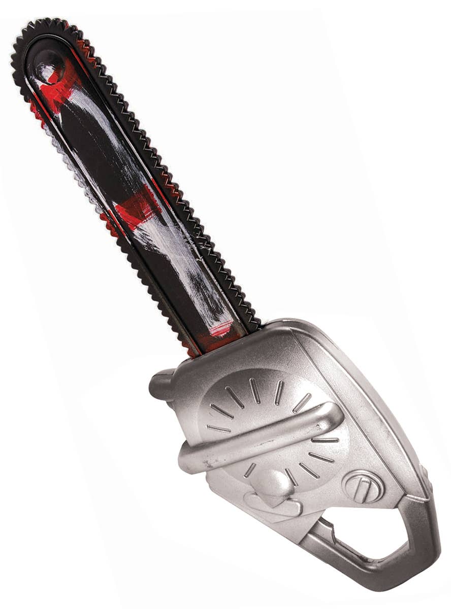 Gory Mini Silver Chainsaw Halloween Accessory