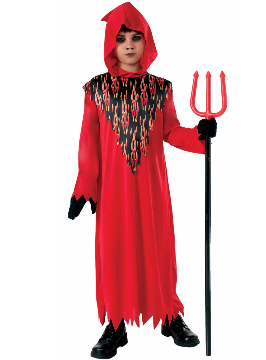 Red Devil Boys Halloween Fancy Dress Costume