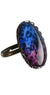 Ladies Ombre Leopard Print Ring Accessory