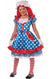 Girl's Blue Polka Dot Raggedy Ann Doll Costume Front