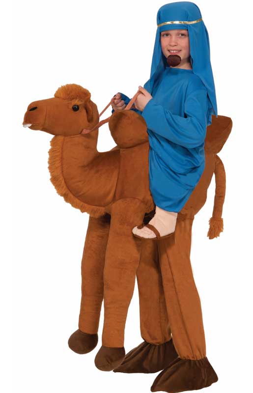 Kid's Brown Camel Desert International Costume Front View