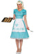 Retro Womens Blue Housewife 50s Dress Up Costume - Main View