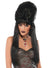 Long Black Beehive Costume Wig for Women