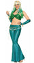 Teal Mermaid Scale Leggings Fairytale Sea Witch Women's Costume Main Image