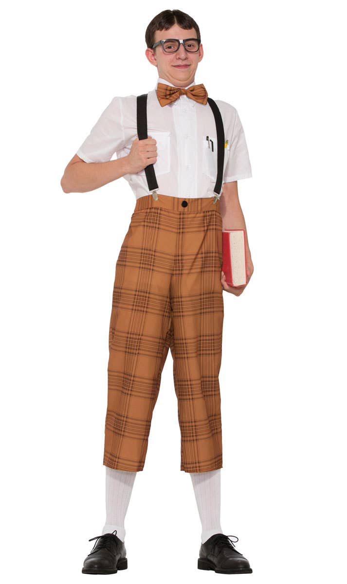 Mens Nerd Fancy Dress 50s Dress Up Costume - Main Image