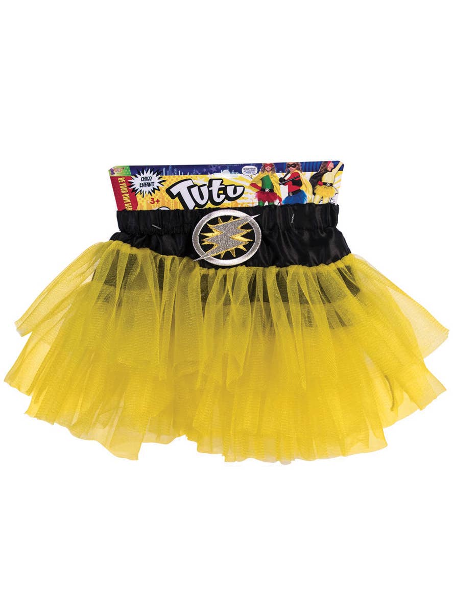 Girls Yellow Be your Own Hero Costume Tutu Main Image