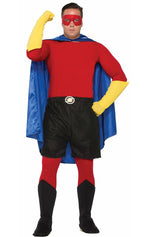Superhero Red Rouge Costume Shirt - Full