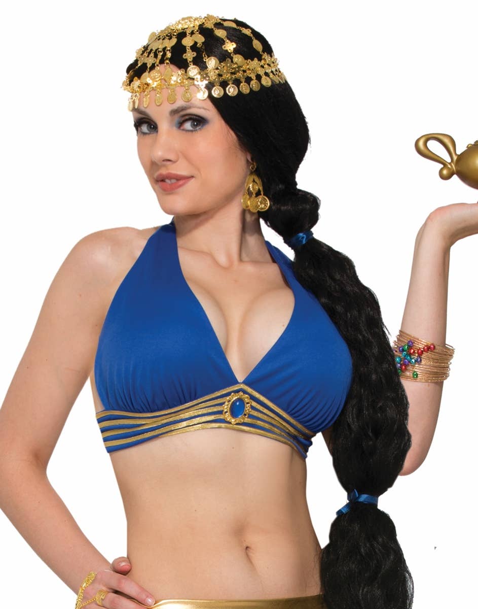 Genie Princess Women's Blue Costume Top