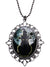 Black Cat Cameo Style Halloween Necklace