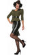 Missile Millie Women's 1940s Bombers and Bombshells Army Air Force Military Costume Main Image