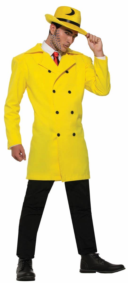 Men's Bright Yellow 1920's Fancy Dress Costume Jacket