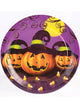 23cm Large Halloween Pumpkins Paper Party Plates Set of 8