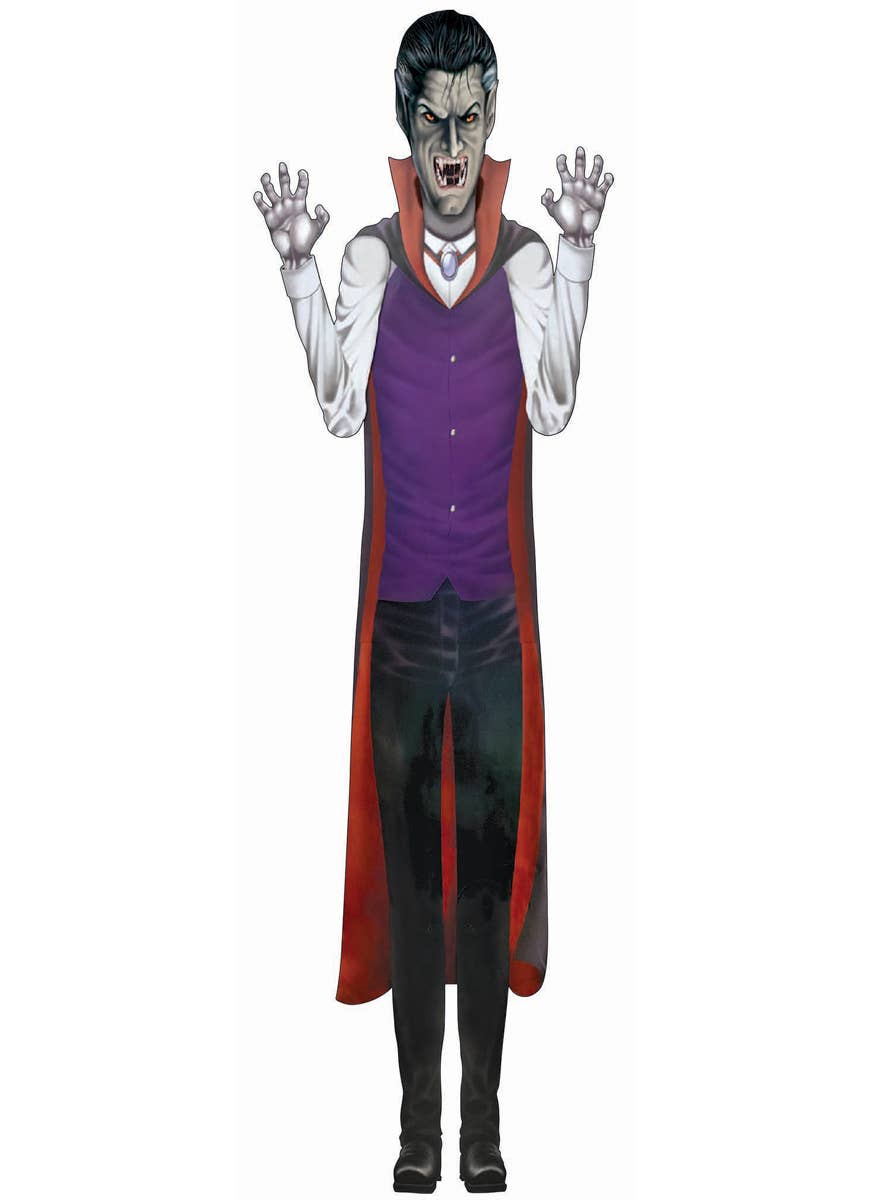 Tall and Thin Vampire Cut Out Halloween Decoration