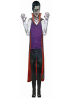 Tall and Thin Vampire Cut Out Halloween Decoration