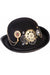 Deluxe Black Steampunk Adults Bowler Costume Hat Main Image