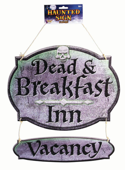 Halloween Dead and Breakfast Inn Sign