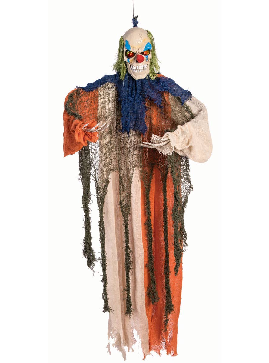 Talking and Shaking Evil Clown Decoration