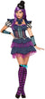 Sultry Mad Hatter Women's Blue and Purple Sexy Fancy Dress Costume Main Image