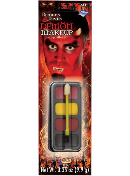 Four Colour Demon Costume Makeup Set