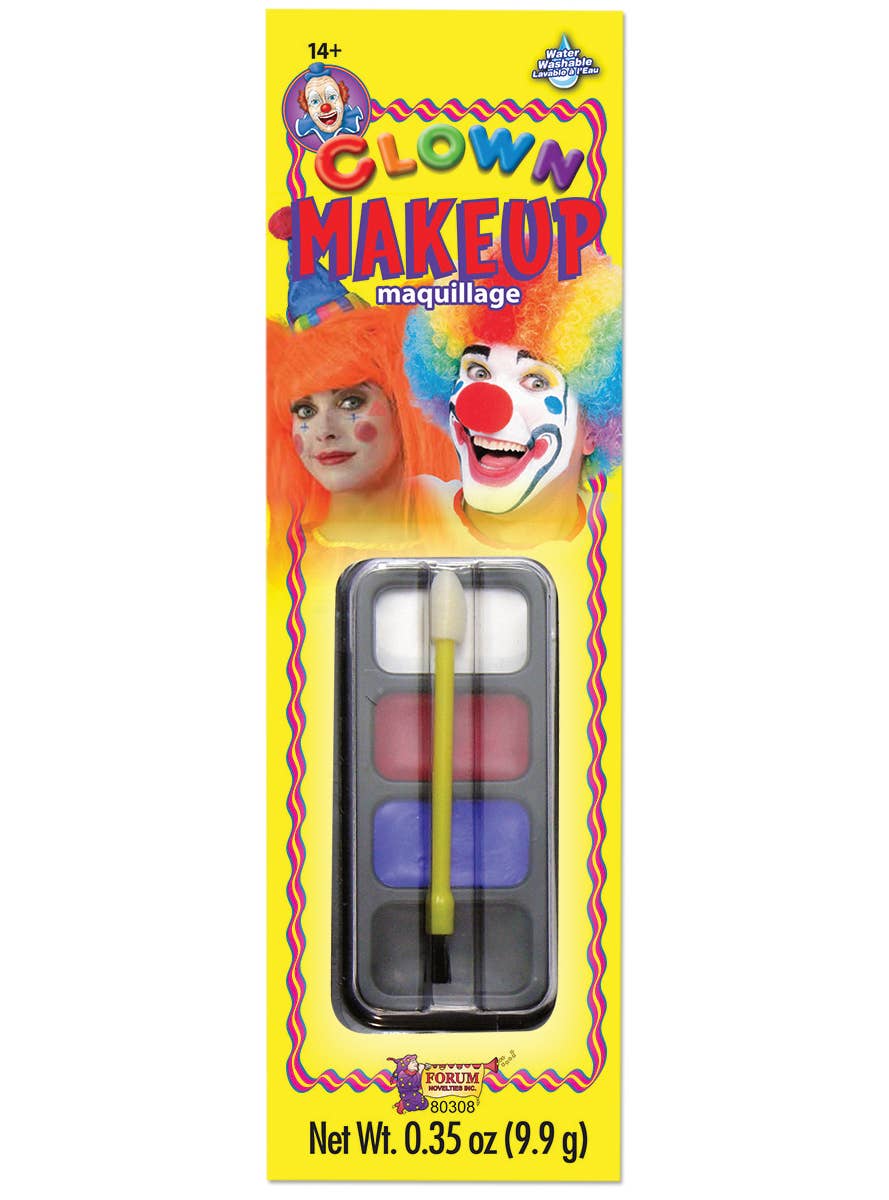 Clown Themed Costume Face Paint Makeup Set