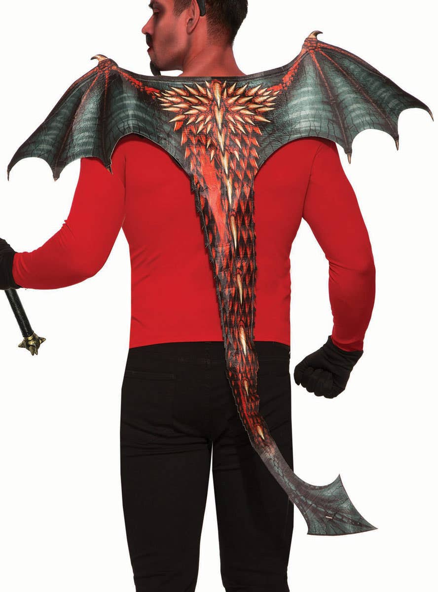 Demon Costume Wings with Tail - Close Image