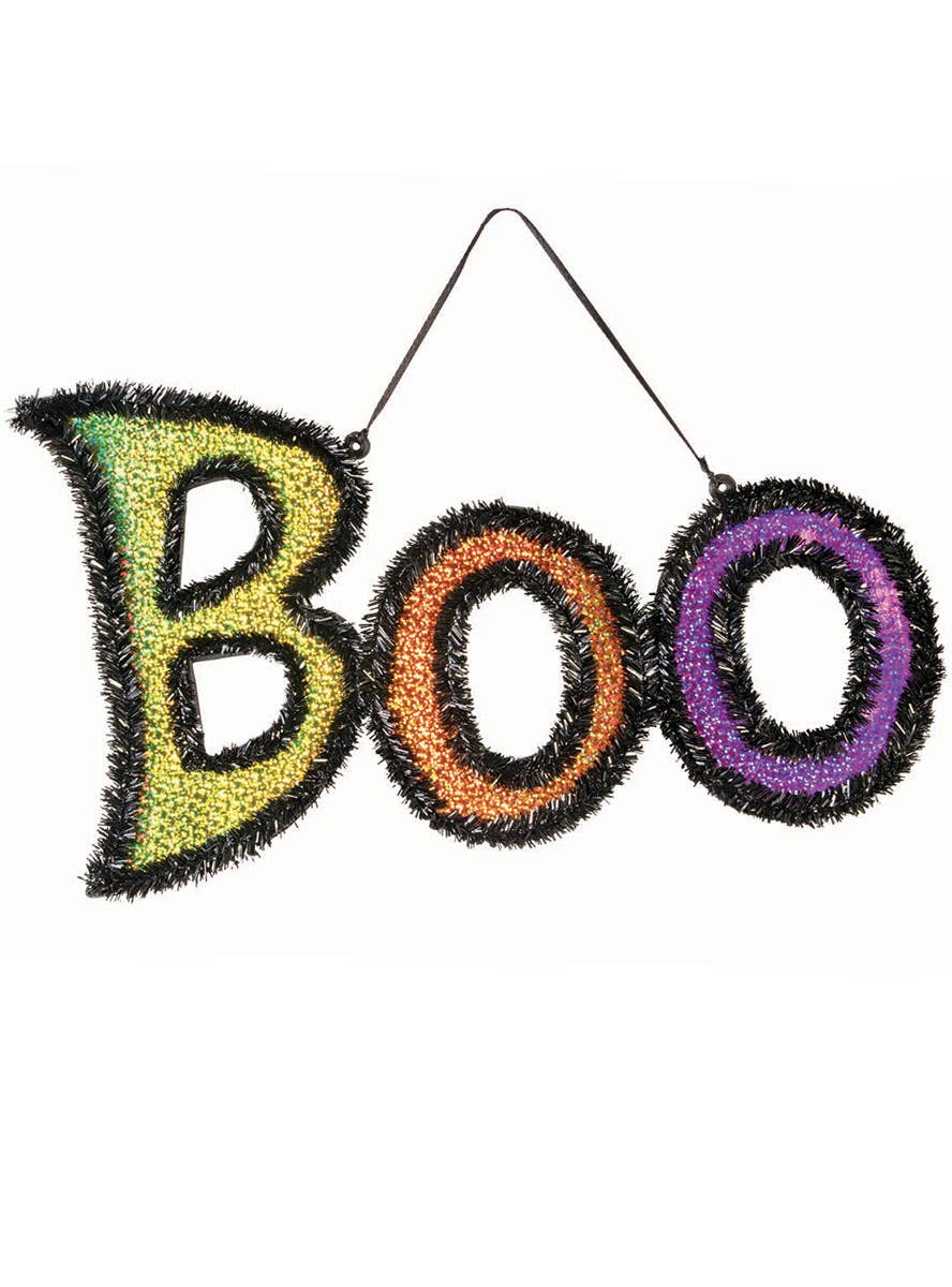 BOO Hanging Door Sign Decoration