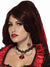 Red and Black Bat Halloween Choker Costume Necklace