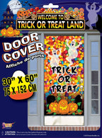 Trick or Treat Door Cover Decoration