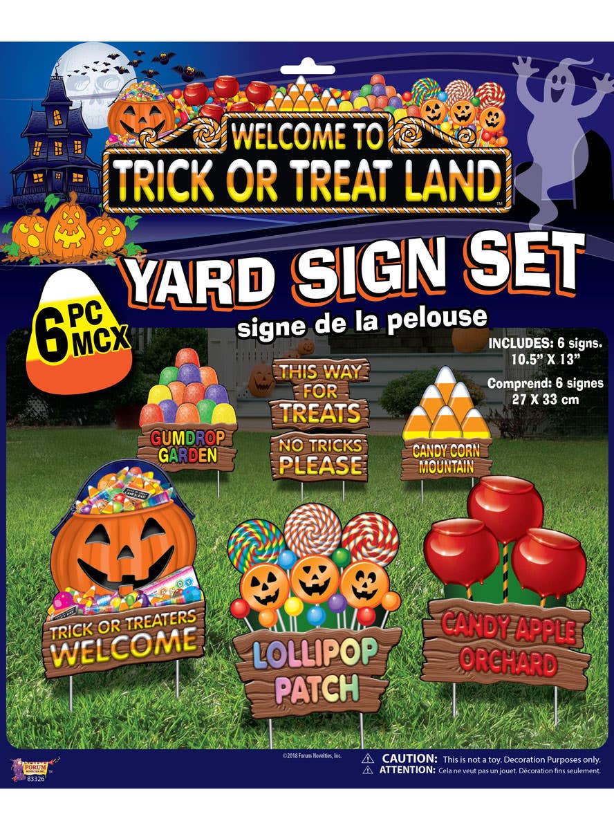Halloween Trick-or-Treat Yard Signs